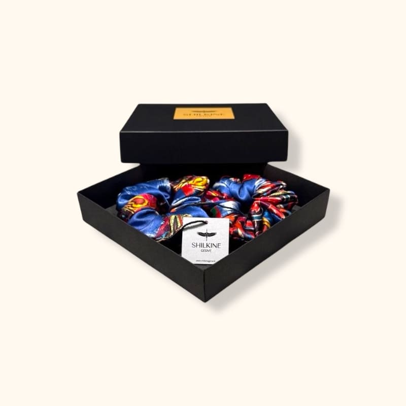 Ryškus šilkinių gumelių rinkinys Ryškus šilkinių gumelių rinkinys