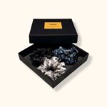 šilkinių plauku gumelių rinkinys 3vienetai