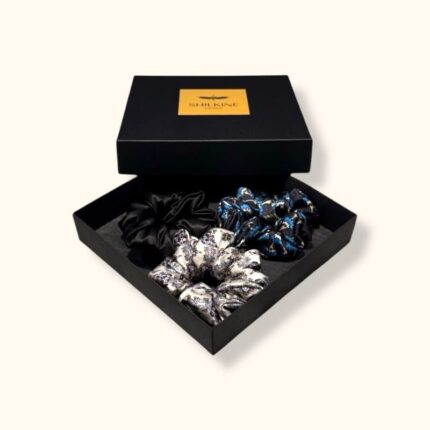 šilkinių plauku gumelių rinkinys 3vienetai