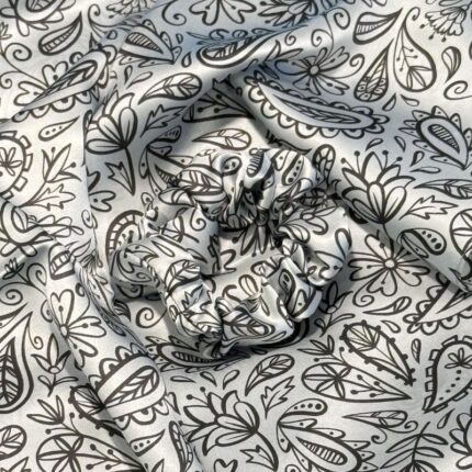 Šilkinis sidabro spalvos šalikas