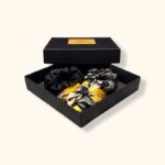 Šilkinių gumelių rinkinys 3vnt gintarinė