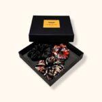 Šilkinių gumelių rinkinys 3vnt raudonos