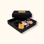 Šilkinių gumelių rinkinys juoda Madeira