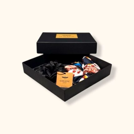 Šilkinių gumelių rinkinys juoda Madeira