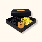 Šilkinių gumelių rinkinys juodi bijūnai