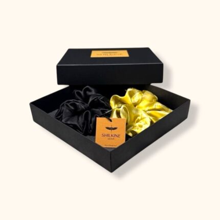 Šilkinių gumelių rinkinys juodi bijūnai