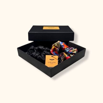 Šilkinių gumelių rinkinys margai raudonai