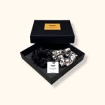 Šilkinių gumelių rinkinys smulkaus rašto