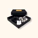 Šilkinių gumelių rinkinys smulkus raštas