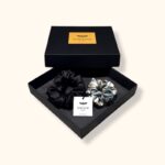 Šilkinių gumelių rinkinys žydra maža