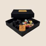 šilinių gumeliu rinkinys juoda ir margaspalvė iš arčiau