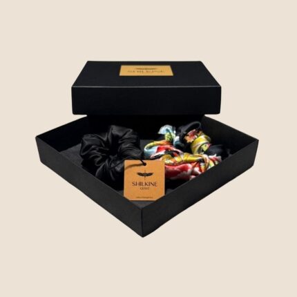 šilinių gumeliu rinkinys juoda ir margaspalvė iš arčiau