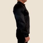 Šilkiniai vyriški marškiniai - Juodi sport - Image 3