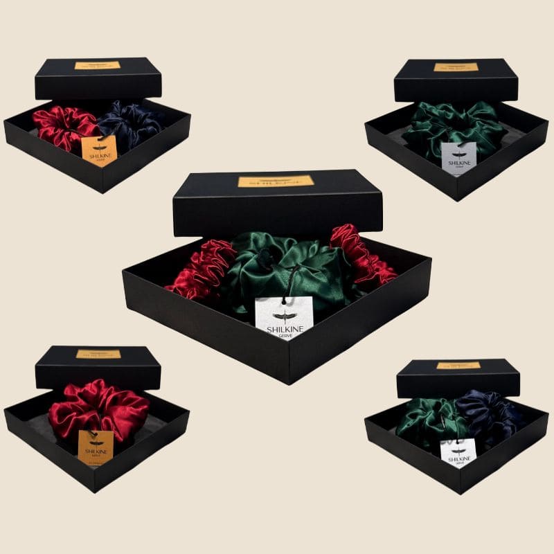 šilkinių gumeliu rinkinukai