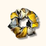 šilkinė gumelė gintaro spalvos