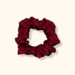 šilkinė raudona midi gumelė