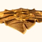 Šilkinė kvadratinė skara - 90*90cm Ruda - Image 5