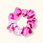 šilkinė rožinė gumytė