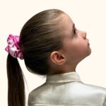 Šilkinė plaukų gumytė - Rožė - Image 4