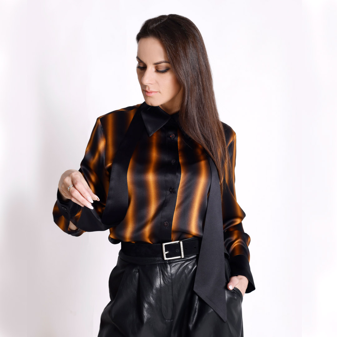 silk shirt for women oversize šilkiniai marškiniai motgerims